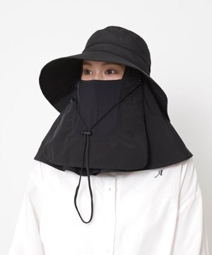  【遮光100％/UVカット100％】フワクール (Fuwacool)  日差しを完全遮断サファリハット　遮光100　UV100