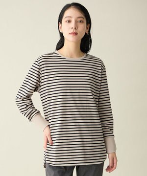  シャツテールロングスリーブＴシャツ