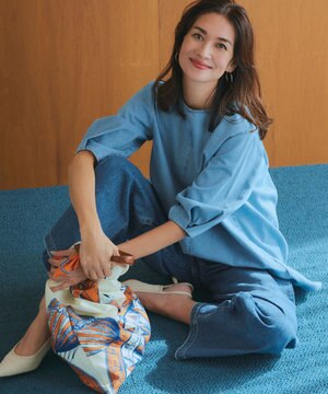  【Oggi4月号掲載/洗える】23区DENIM ライトダンガリー ブラウス
