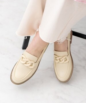  【Bridget Birkin】チャンキーチェーンローファー