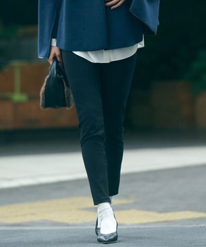  【洗える】ストレッチポンチ レギンス