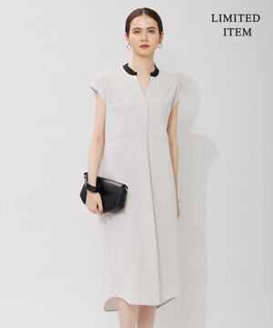  【WEB限定・洗える】ストレッチアムンゼン ワンピース