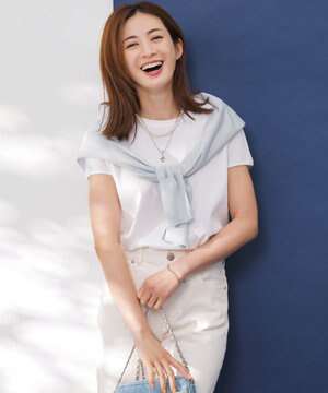 【汗じみ防止/速乾性】フレンチスリーブ  IT Tシャツ