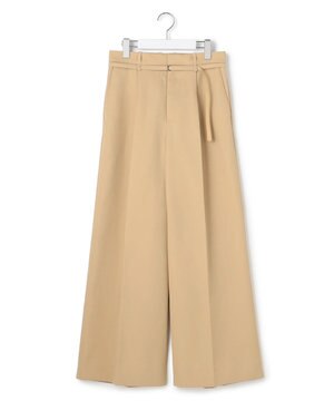  【WEB＆一部店舗限定・撥水加工・洗える】C0SoftTwill ワイドパンツ