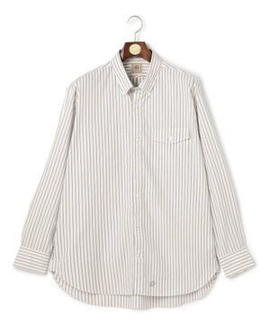  【KING SIZE】【SUPIMAコットン使用】マルチストライプブロードシャツ / B.D.