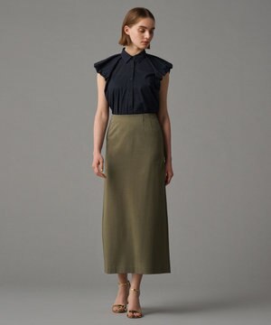 【接触冷感・UVカット】ダブルフェイスジャージー スカート（uncrave STANDARD）