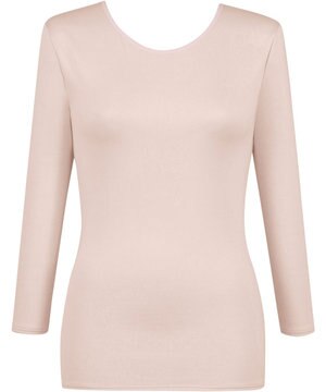  あったかインナー 綿100％(肌側) シルクプロテイン加工 やわらかな肌ざわり 【エアロカプセル】 ネックせまめ 8分袖 長袖 秋 冬 EL2949 ウイング／ワコール