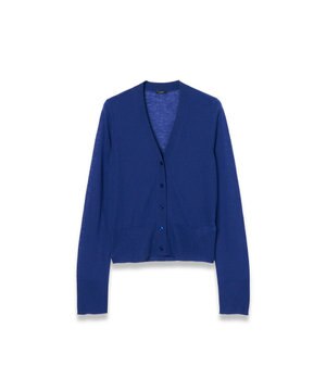  【洗える】キャッシュエアー　Vネックカーディガン