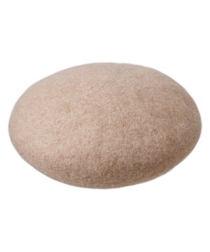  バスクリブ付きベレー帽