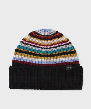  Signature Stripe ビーニー