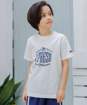  【140-170cm】 50/2天竺ロゴＴシャツ