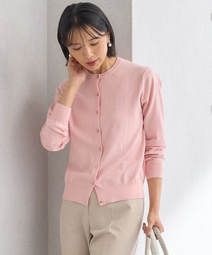  【Oggi4月号掲載/洗える】プレミアムビオコットン カーディガン