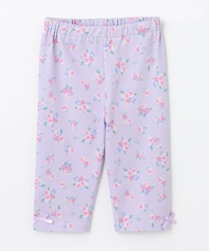  フラワ ープリント レギンス