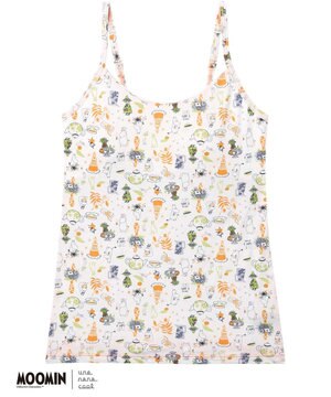  【MOOMIN × une nana cool 】カップ付きキャミソール