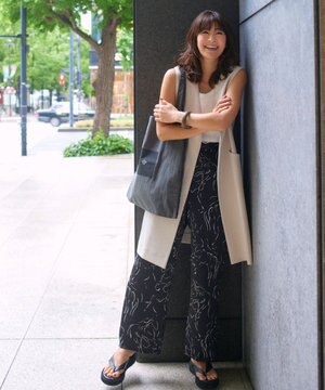 【洗える】アーティスティックゼブラパンツ