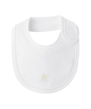  クローバー刺しゅう入りスタイ