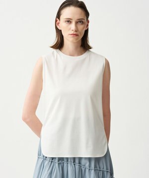 ライトスムース ノースリーブカットソー