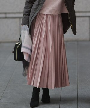 【見上愛さん着用/CanCam11月号掲載】パウダリータイプライター プリーツ スカート