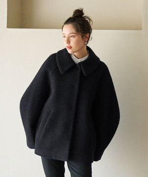  【昨年即完売コート新色追加！】プードルコクーンコート