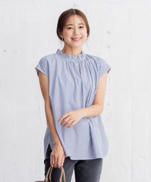 【抗菌防臭・吸水速乾】ノースリーブ ブラウス