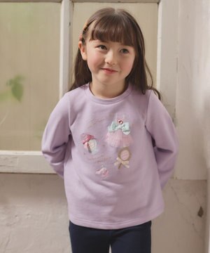  【らくっトレーナー】裏毛プリンセスデザイン トレーナー