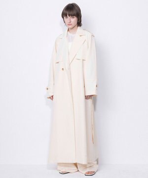  【ReNAVE・セットアップ可/撥水加工/防シワ】ポリエステルタッサー コート