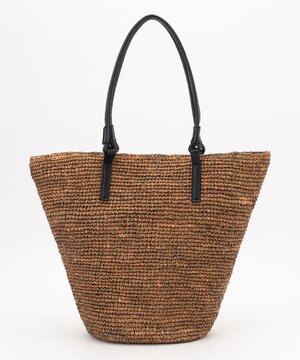  【カタログ掲載】ラフィアテーパードトート バッグ