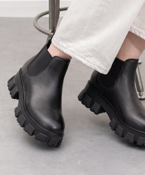  【PARADIS COULEUR】防滑ソール撥水サイドゴアアンクルブーツ