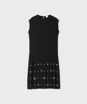  フラワーエンブロイダリー ワンピース