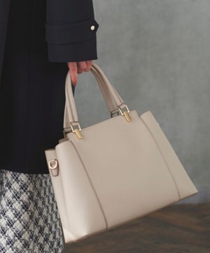 【2WAY】ノーブルミディトート バッグ