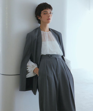 【Nave】ウールポリエステルツイル ジャケット