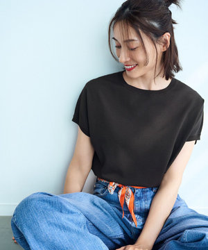 【新色追加/洗える】レーヨンポリエステルストレッチ プルオーバー ニット