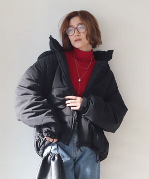  【25年秋冬新作/ユニセックス着用ITEM/SMLサイズ展開】2WAYパファーブルゾン