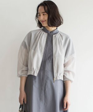 カラーボイルノーカラー ブルゾン