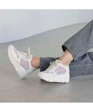  <ing>【WEB限定】厚底メッシュスニーカー