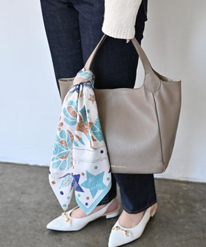  【日本製/セレモニーにも】シュリンクレザー ハンドバッグ medium