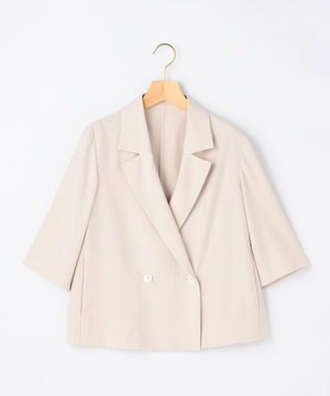  【先行予約】スムースクロス 6分袖ジャケット