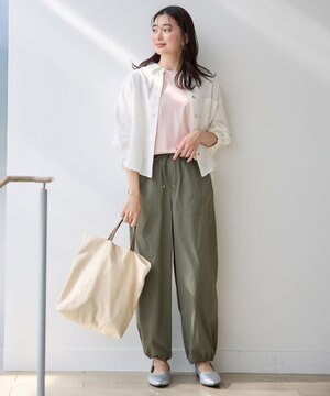 【ウエストゴム】撥水ナイロンベイカーパンツ