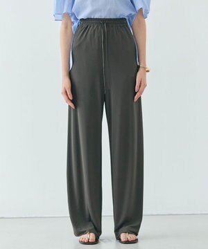  【洗える】MELLE / ハイストレッチイージーパンツ