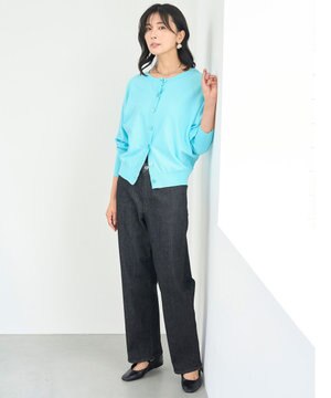  【UNFILO DENIM/新色追加】撥水ストレッチ テーパードデニム