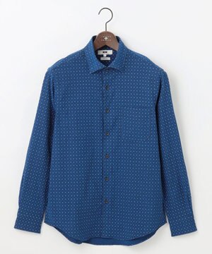  【オーガニックコットン使用・自然なストレッチ性】JOE COTTON ストレッチオックスペイズリー シャツ