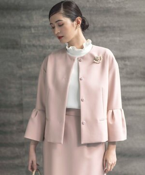  【KUMIKYOKU NAVY】コンフォータブルドレープ ジャケット