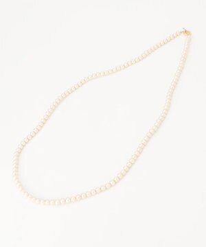  コットンパールネックレス