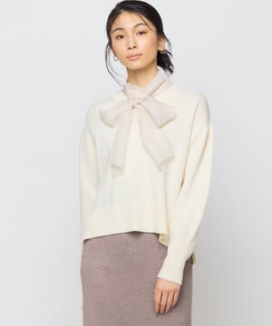  【8色展開・手洗い可】ウールカシミヤミックス Vネックニット