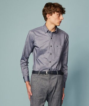  【キングサイズ・ストレッチで快適な着心地・イージーケア】ジャージー シャツ