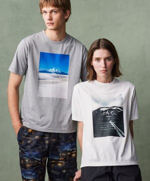  【吸水速乾/消臭性】デオドライ天竺 フォトプリント Ｔシャツ
