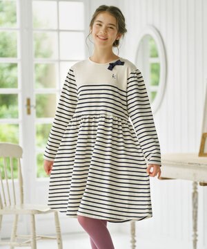  【150-160㎝】ボーダー ワンピース