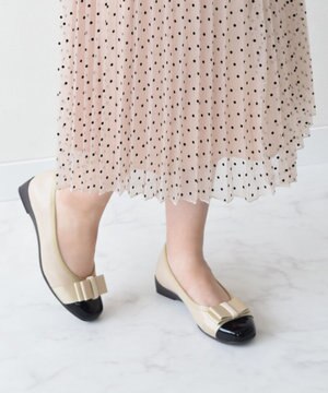 ＜3E＞【Bridget Birkin walk】リボンウォーキングパンプス