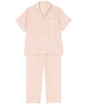  【パジャマ】　5分袖　9分丈　キュプラ100％　シルクのような肌ざわり　睡眠科学／ワコール　YDT134