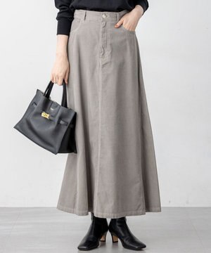  【Oggi11月号掲載/洗える】コットン コーデュロイ スカート